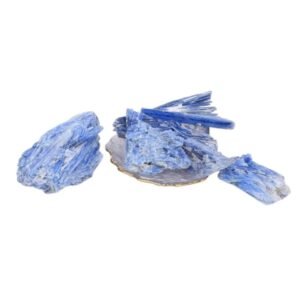 rough blue kyanite caclite raw rocks stones specimen for crystal gift set