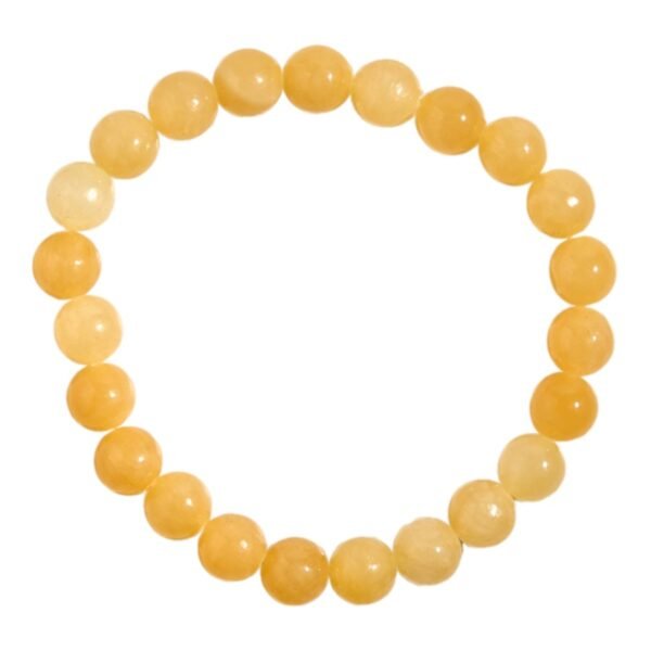 yellow jade crystal bracelet